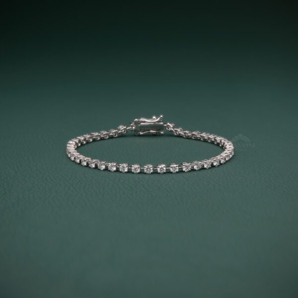 E Dhanvine Jewels B 1_1 Classic Tennis Diamond Bracelet
