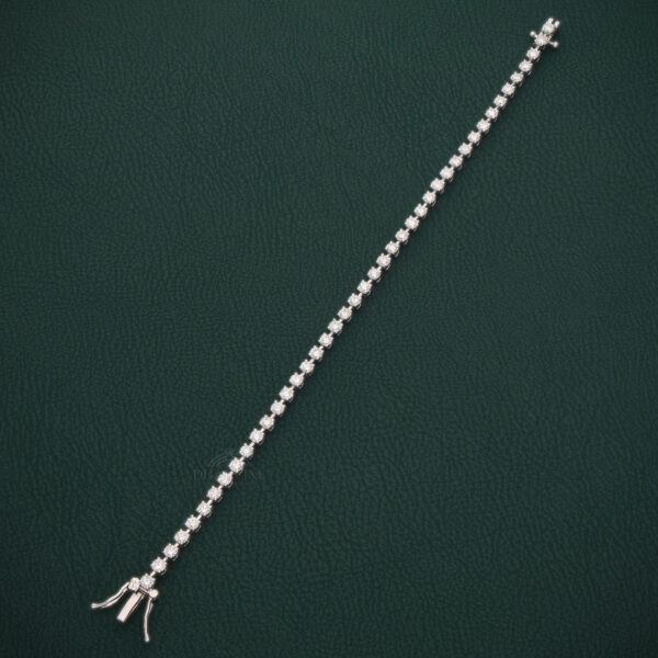 E Dhanvine Jewels B 1_2 Classic Tennis Diamond Bracelet