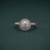 Halo Solitaire Diamond Ring