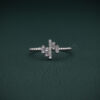 Modern Baguette Diamond Ring